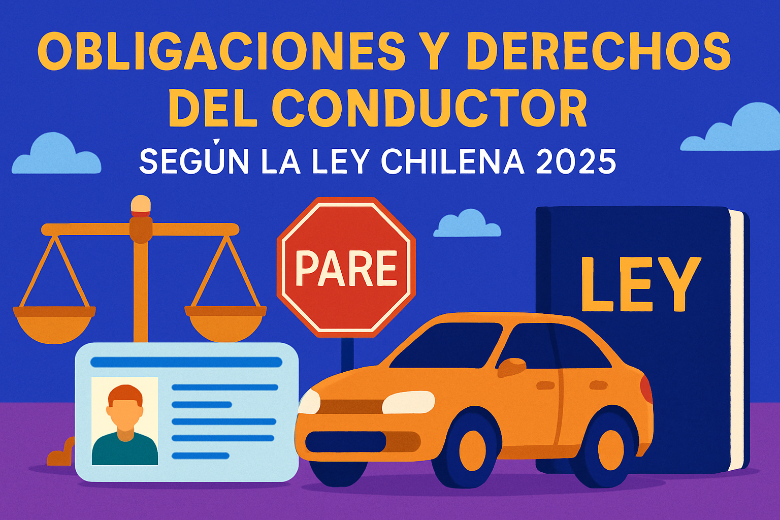 Conductor entregando licencia a Carabinero en control nocturno