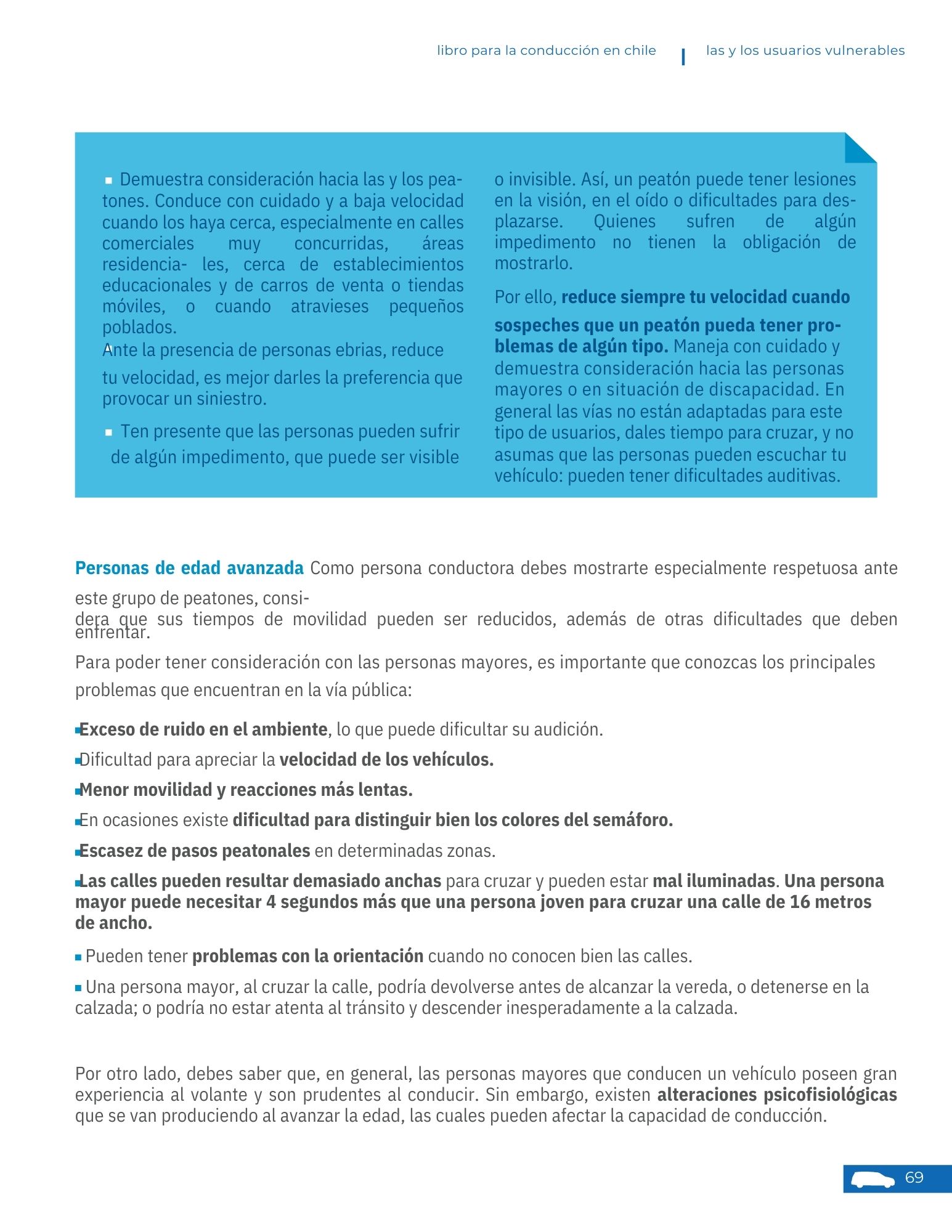 Página 3 - Las y los usuarios vulnerables