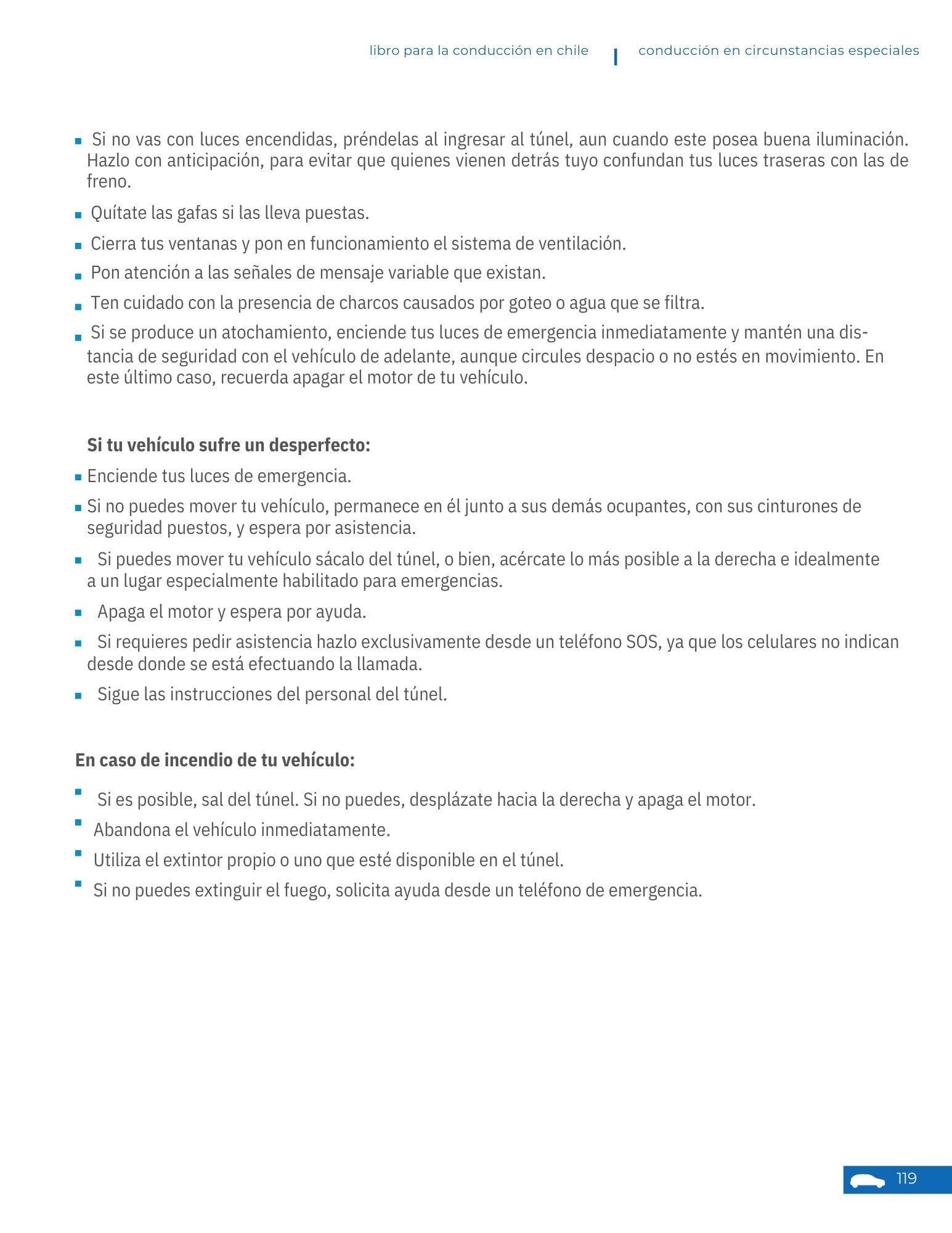 Página 12 - Conducción en circunstancias especiales