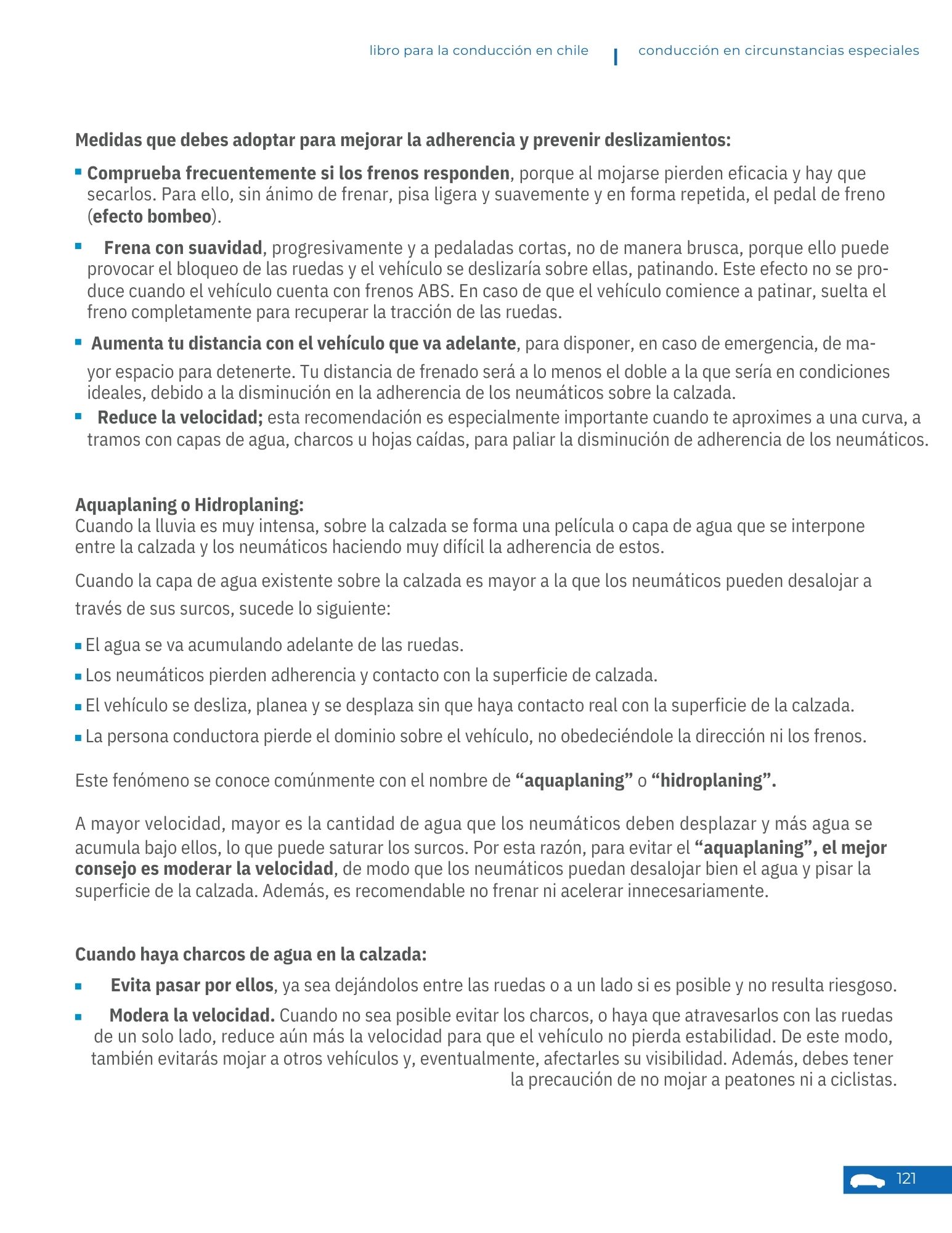 Página 14 - Conducción en circunstancias especiales