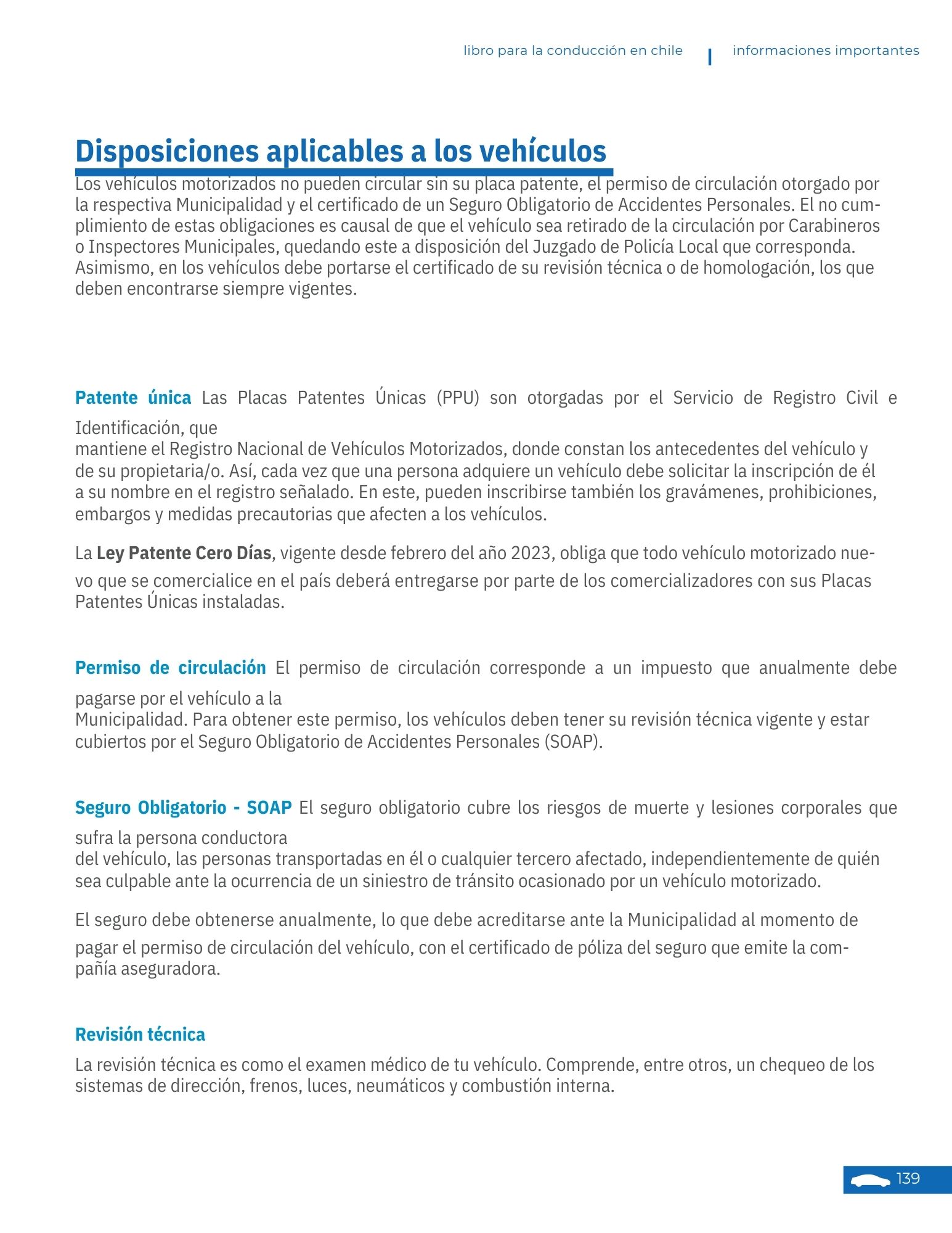 Página 5 - Informaciones importantes