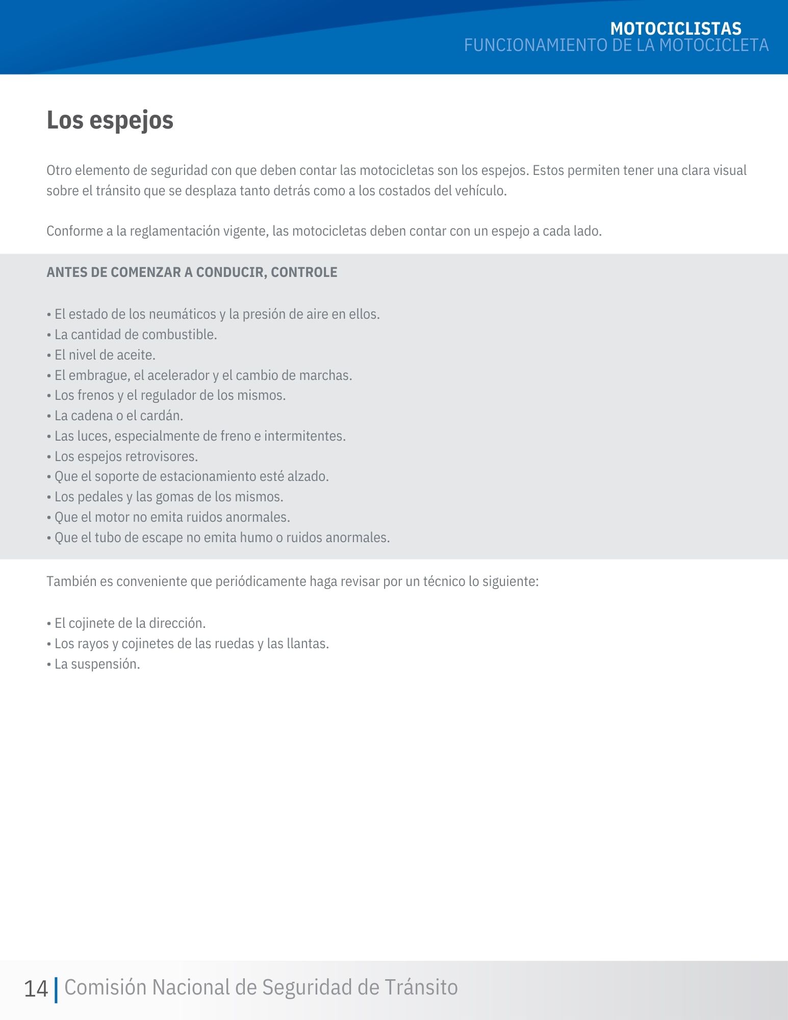 Página 10 - Funcionamiento de la Motocicleta