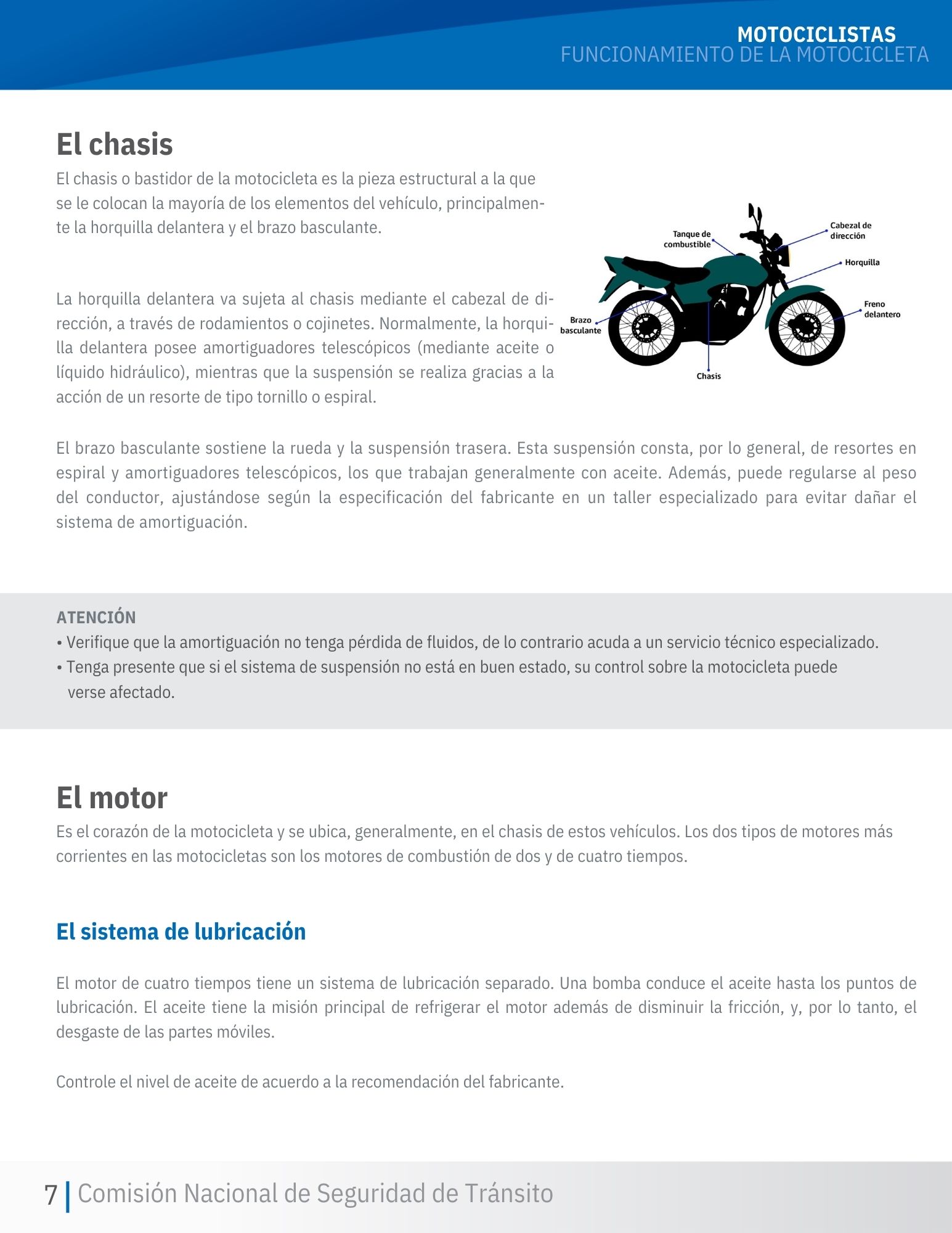 Página 3 - Funcionamiento de la Motocicleta
