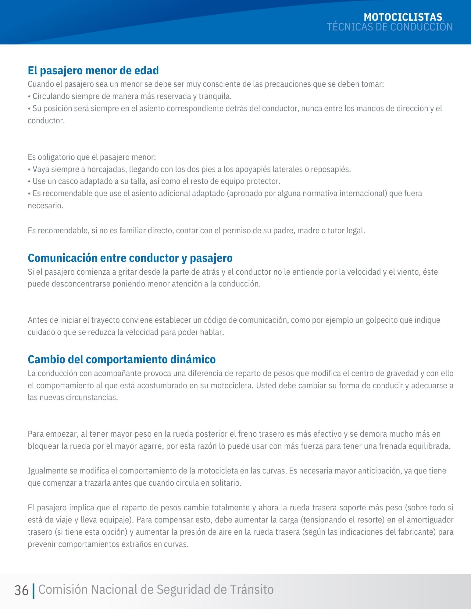 Página 18 - Técnicas de Conducción