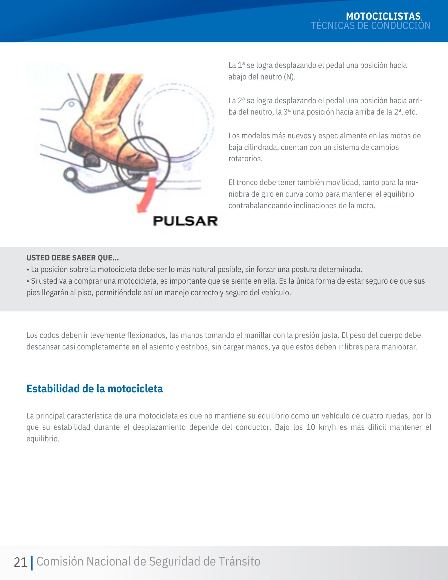 Página 3 - Técnicas de Conducción