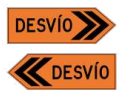 Señal de tránsito DESVÍO