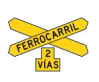 Señal de tránsito CRUCE DE SAN ANDRÉS