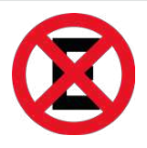 Señal de tránsito PROHIBIDO ESTACIONAR Y DETENERSE