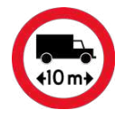 Señal de tránsito LARGO MÁXIMO
