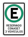 Señal de tránsito RESERVADO