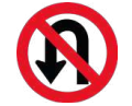NO VIRAR EN U